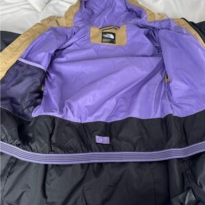 The North Face Purple and Tan Jacket